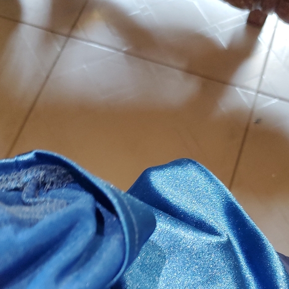 Windsor Blue Ruched Strapless Bodycon Dress - Picture 13 of 14